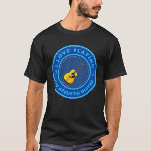 アコースティック遊ギターが大好き Tシャツ