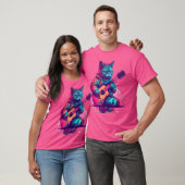 アコースティック遊ギターのCat's Tシャツ (ユニセックス)