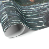 アコースティック遊ギターを使った女性の音楽 ラッピングペーパー (ロールコーナー)