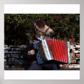 アコーディアンプレイヤーポスター ポスター (正面)