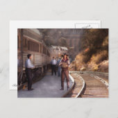 アコーディアン – 男とスクイズボックス ポストカード (正面/裏面)