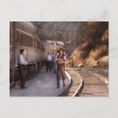 アコーディアン – 男とスクイズボックス ポストカード (正面)