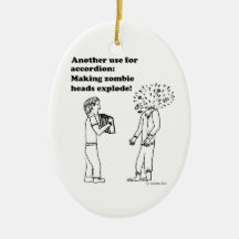 アコーディオンでゾンビを爆発