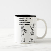 アコーディオンでゾンビを爆発