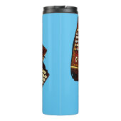 アコーディオンとプルメリア-ミュージカル楽器 タンブラー (裏面)