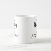 アコーディオンのセラピーは遊要らない! コーヒーマグカップ (中央)