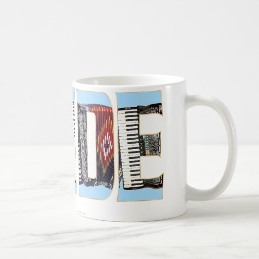アコーディオンのプライド コーヒーマグカップ (右)