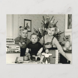 アコーディオンのホラー！クリスマス1953。 ポストカード