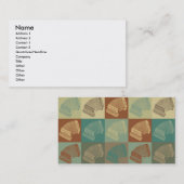 アコーディオンのポップアート 名刺 (正面/裏面)