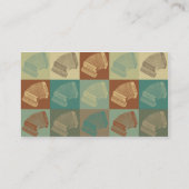 アコーディオンのポップアート 名刺 (裏面)