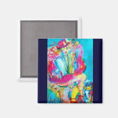 アコーディオンの夜の選手 マグネット (正面/裏面)