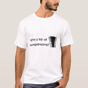 アコーディオンは、squeezeboxingビットをの空想しますか。 tシャツ