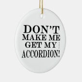 アコーディオンを取らせないでくれ セラミックオーナメント (右)
