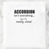 アコーディオンを本当に閉じる 楕円形シール (バッグ)