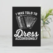 アコーディオンを着せるように言われた 招待状 (スタンド正面)