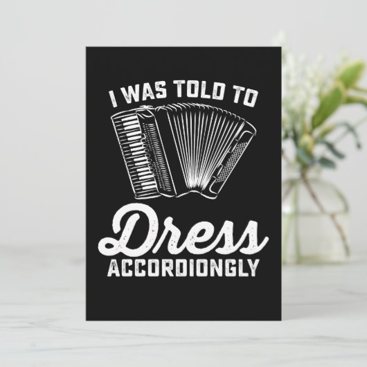 アコーディオンを着せるように言われた 招待状 (スタンド正面)