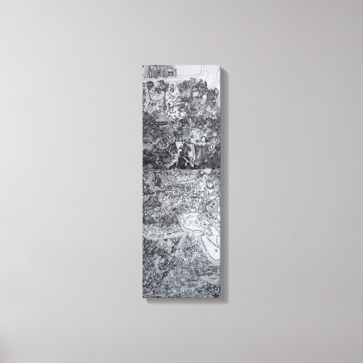 アコーディオンアーティストの書籍の詳細キャンバスのページ キャンバスプリント (正面)