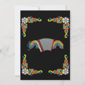 アコーディオンカラフルフローラ誕生日会 招待状 (裏面)