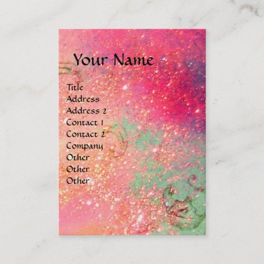 アコーディオンピンク 名刺