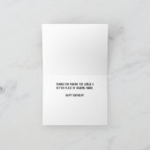 アコーディオンプレーヤアコーディオニスト音楽共有誕生日 カード (内部)