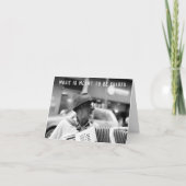 アコーディオンプレーヤアコーディオニスト音楽共有誕生日 カード (正面)