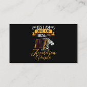 アコーディオンミュージシャンスキージボックス 名刺 (裏面)