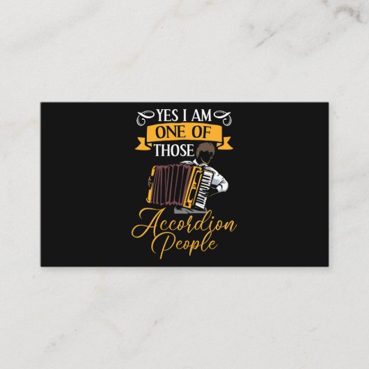 アコーディオンミュージシャンスキージボックス 名刺 (正面)