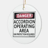 アコーディオン作業領域 セラミックオーナメント (左)