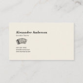 アコーディオン先生 名刺 (裏面)