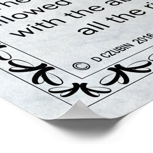 アコーディオン免許 ポスター (角)