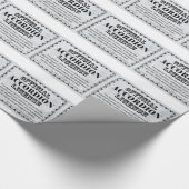 アコーディオン免許 ラッピングペーパー (角)