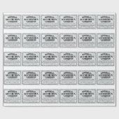 アコーディオン免許 ラッピングペーパー (フラット)