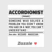 アコーディオン名詞定義おもしろい皮肉 シール (シート)