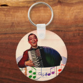 アコーディオン奏者 キーホルダー (正面)