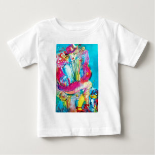 アコーディオン奏者 ベビーTシャツ