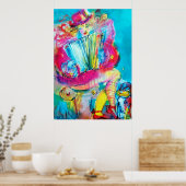 アコーディオン奏者 ポスター (キッチン)