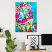 アコーディオン奏者 ポスター (ホームオフィス)