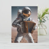 アコーディオン宇宙飛行士の招待 招待状 (スタンド正面)