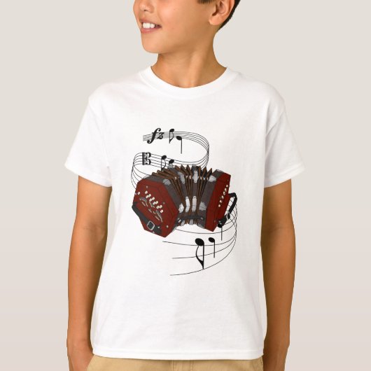 アコーディオン式 Tシャツ (正面)