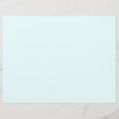 アコーディオン折り写真ビーチ結婚式プログラム (裏面)