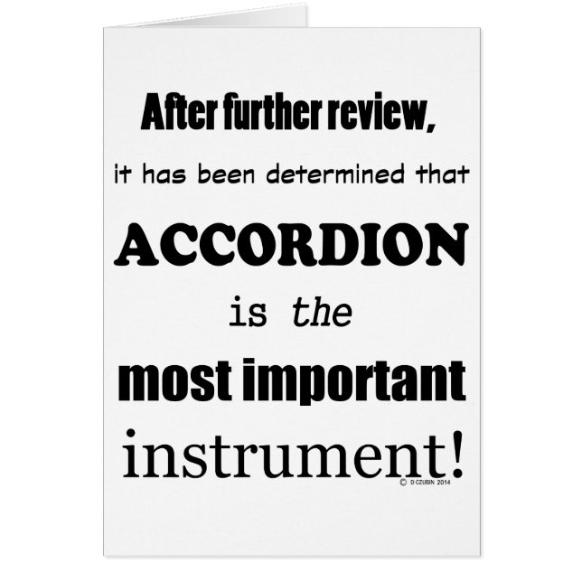 アコーディオン最も重要な楽器 (正面)