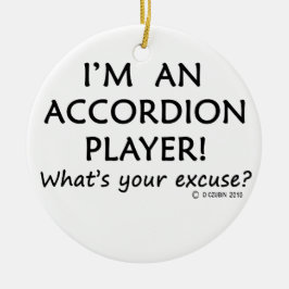 アコーディオン棋士 セラミックオーナメント
