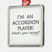 アコーディオン棋士 メタルオーナメント (左)