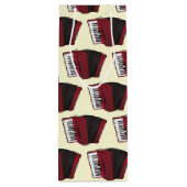 アコーディオン楽器ミュージシャン音楽先生 ワインギフトバッグ (裏面)