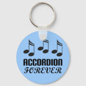 アコーディオン永遠の音楽ギフト キーホルダー (正面)