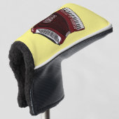 アコーディオン漫画イラストレーション ゴルフヘッドカバー (3/4 正面)