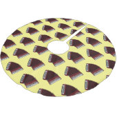 アコーディオン漫画イラストレーション ブラッシュドポリエステルツリースカート (アングル)