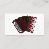 アコーディオン漫画イラストレーション 名刺 (裏面)