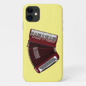 アコーディオン漫画イラストレーション Case-Mate iPhoneケース (裏面)