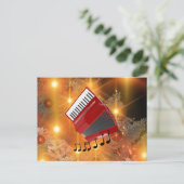 アコーディオン赤 シーズンポストカード (スタンド正面)